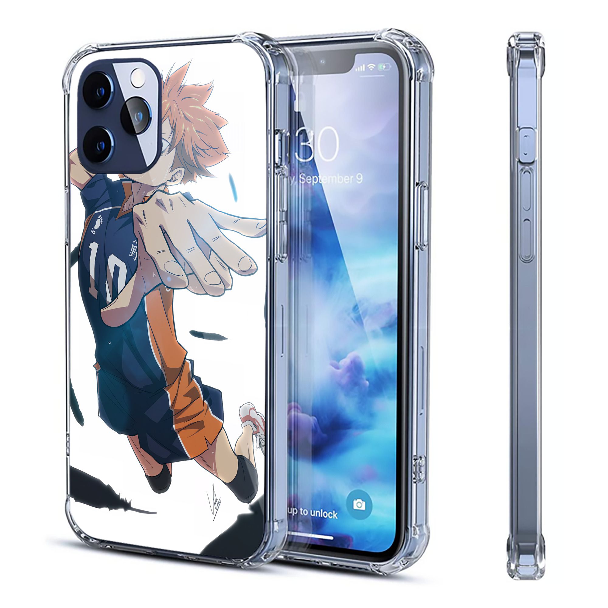 （画像用） ハイキュー!! Haikyu!! 【iPhone 12シリーズ対応】透明スマホケース（クリアソフトケース）